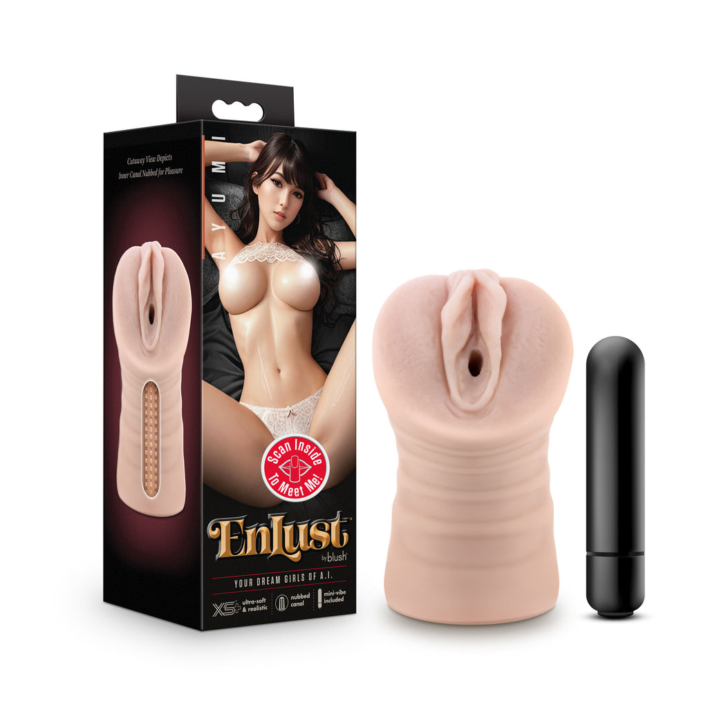 Enlust - Ayumi - Vibrating Stroker by Blush from LoveMart Co.