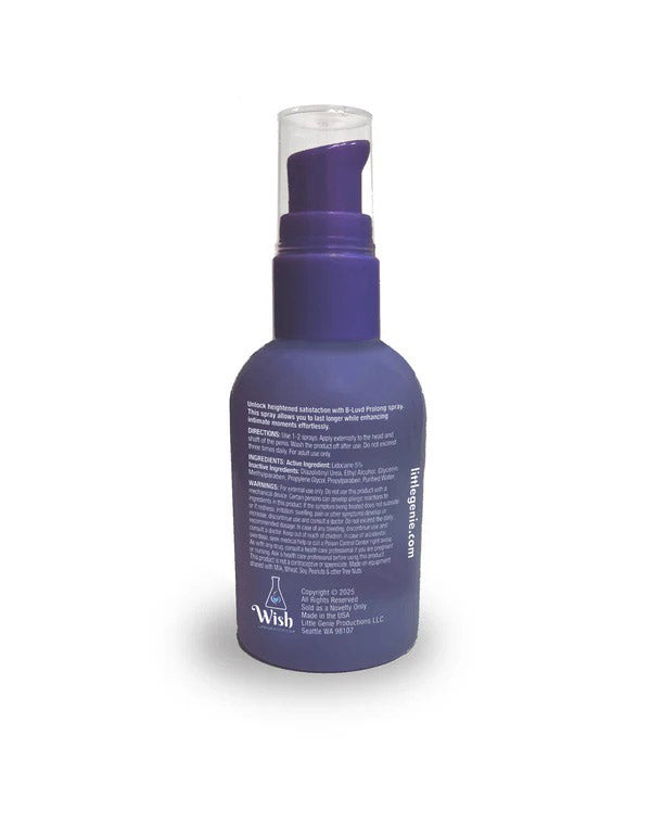 B-Luvd Prolong Spray 2oz by Little Genie from LoveMart Co.