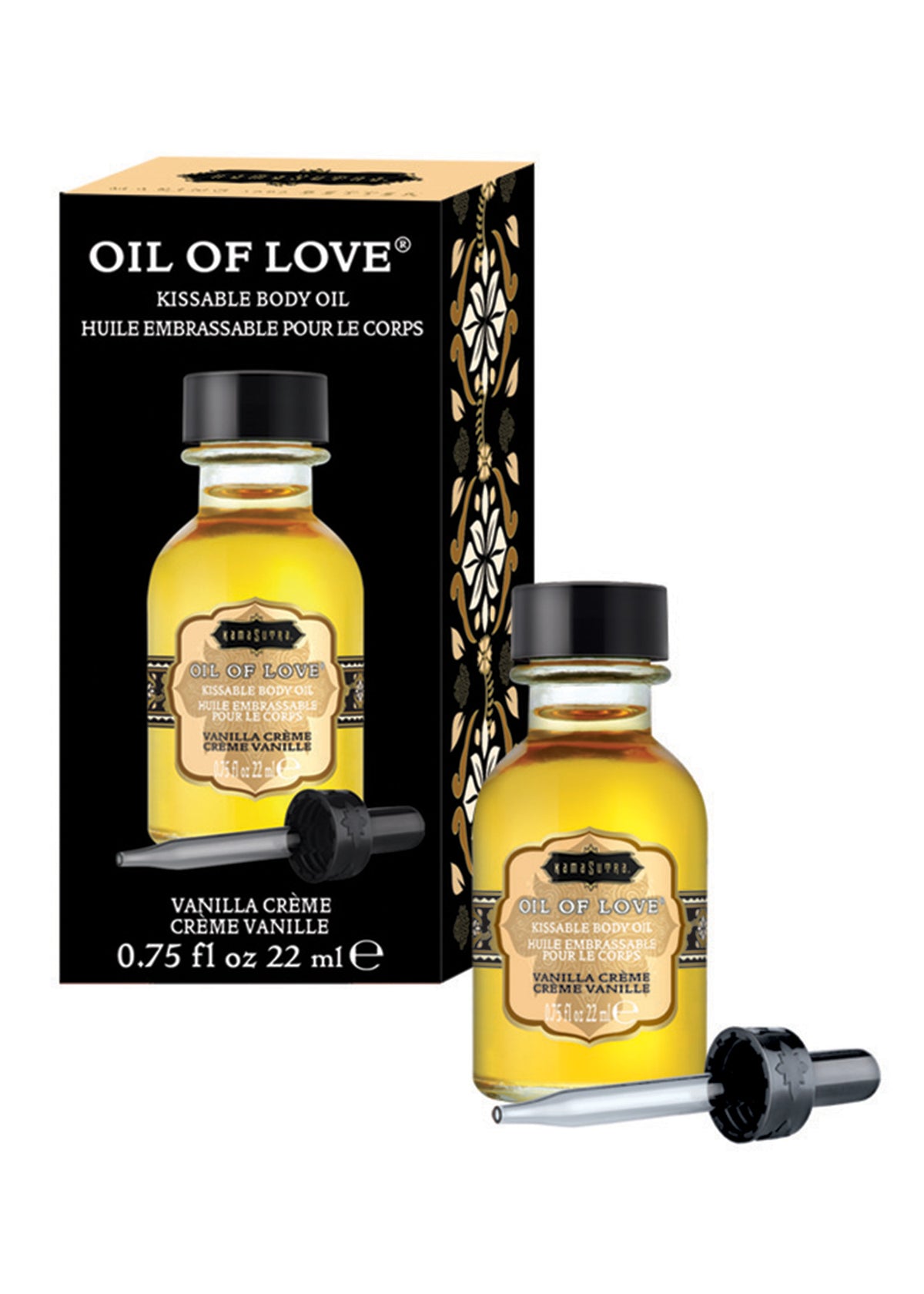 Oil of Love - Vanilla Creme - 0.75 Fl. Oz. / 22 ml by Kama Sutra from LoveMart Co.