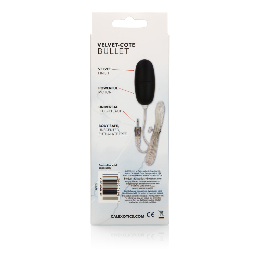 Sterling Collection Velvet-Cote Bullet by CalExotics from LoveMart Co.