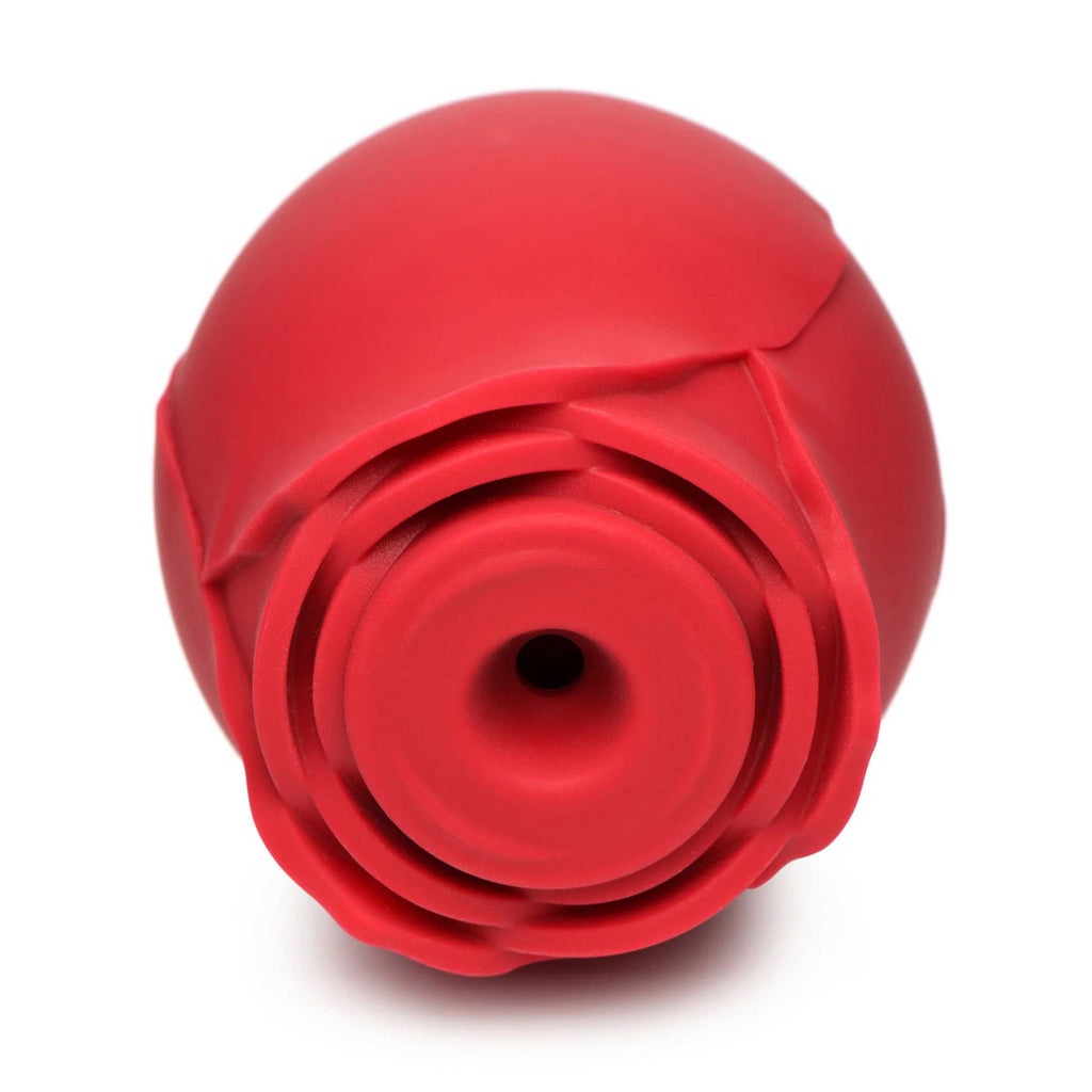 Mystic Rose Sucking and Vibrating Silicone Rose by XR Brands from LoveMart Co.