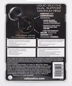 Alpha Liquid Silicone Dual Support Magnum Ring by CalExotics from LoveMart Co.