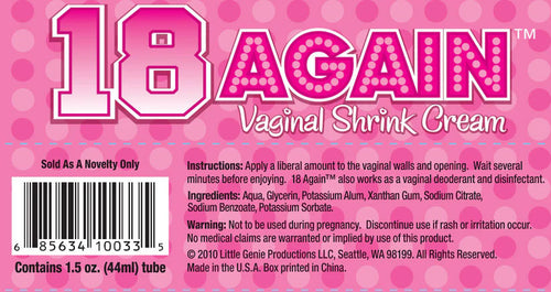 18 Again Vaginal Shrink - 1.5 Fl. Oz. by Little Genie from LoveMart Co.
