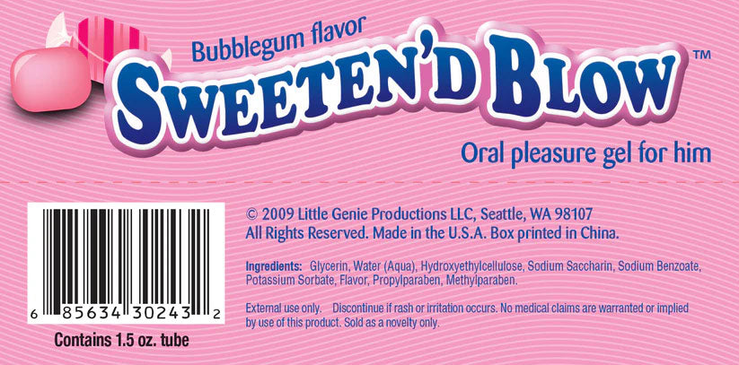 Sweeten'd Blow - Bubble Gum by Little Genie from LoveMart Co.