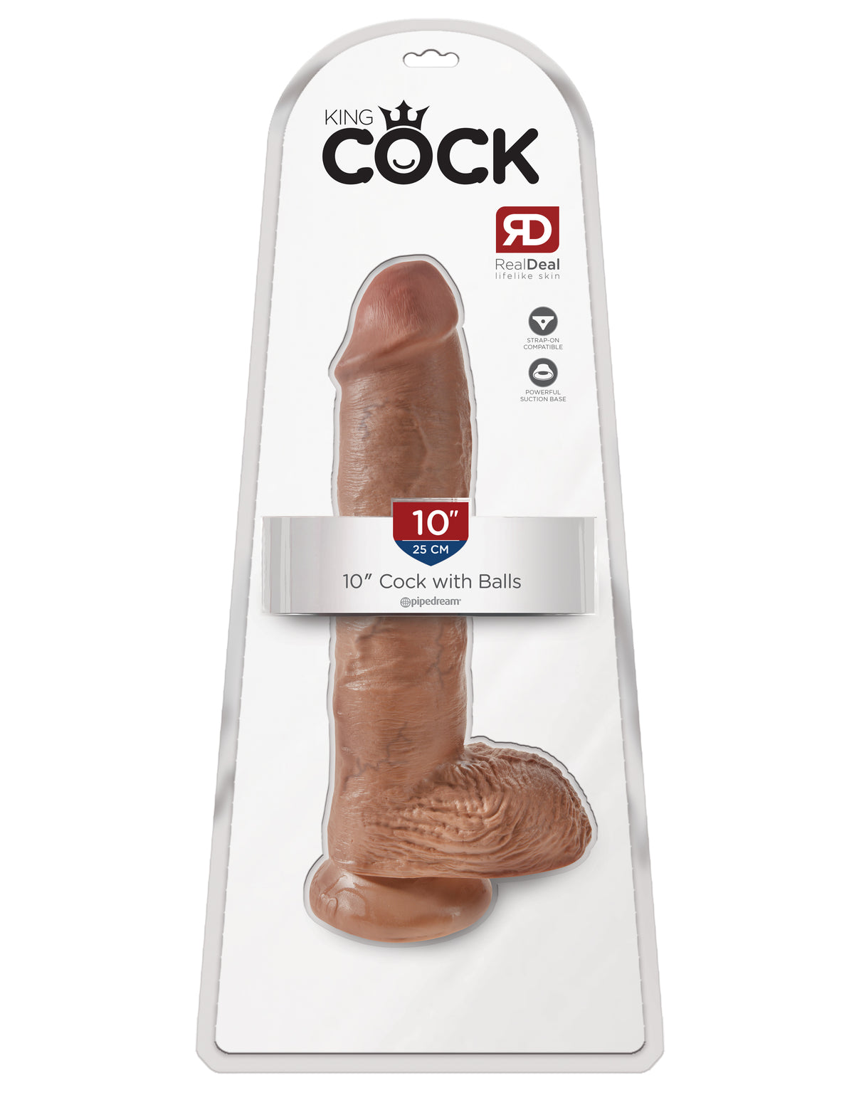 King Cock 10 Inch Cock With Balls by Pipedream from LoveMart Co.