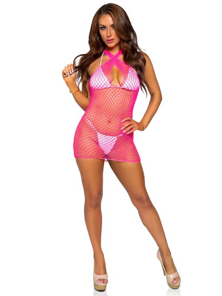 Summer Dreamz Net Mini Dress - One Size by Leg Avenue from LoveMart Co.