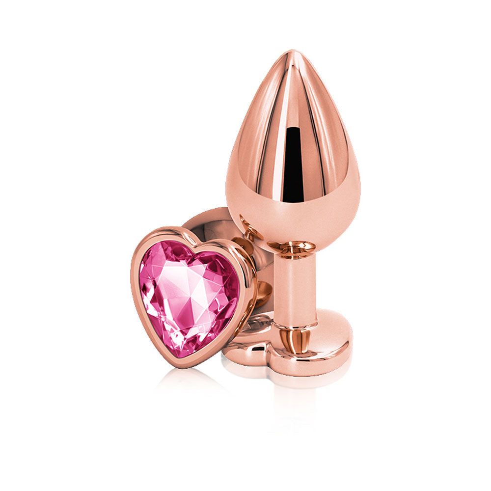 Rear Assets - Rose Gold Heart - Medium by nsnovelties from LoveMart Co.