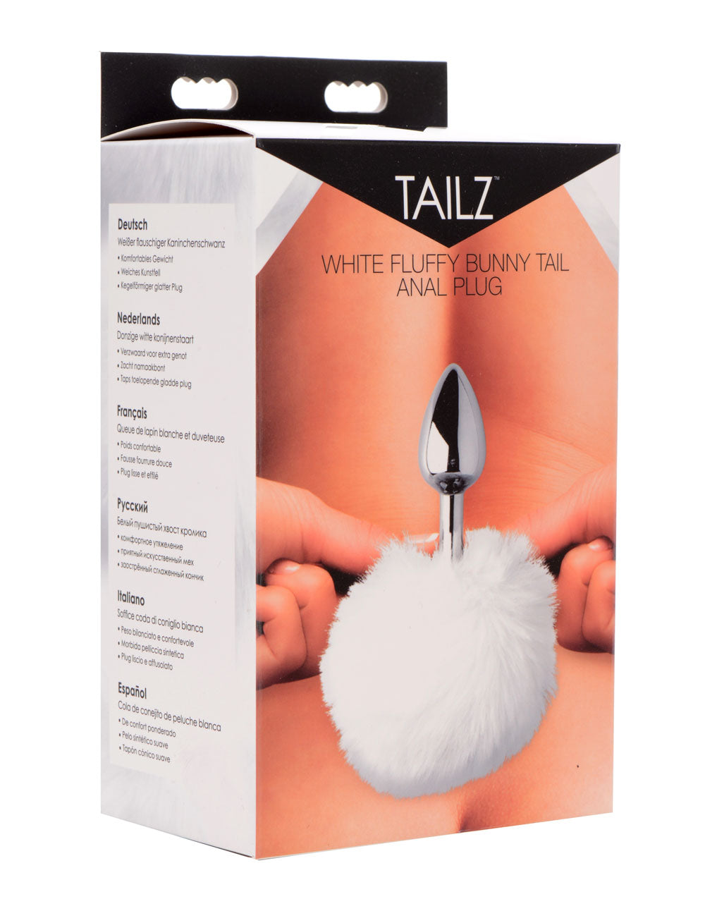 Fluffy Bunny Tail Anal Plug by XR Brands from LoveMart Co.