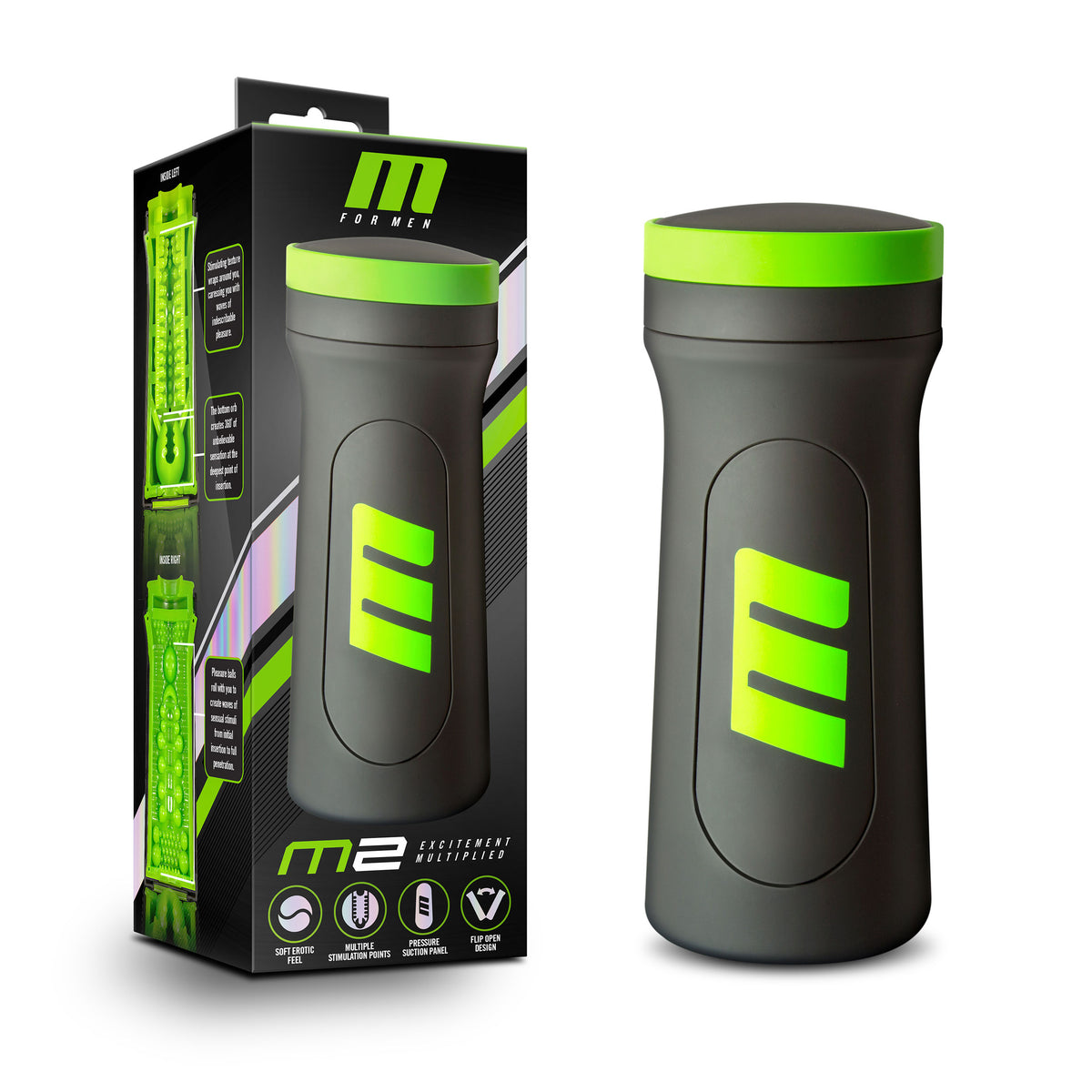 M for Men - M2 - Male Masturbator Cup by Blush from LoveMart Co.