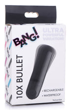 10x Rechargeable Vibrating Metallic Bullet by XR Brands from LoveMart Co.