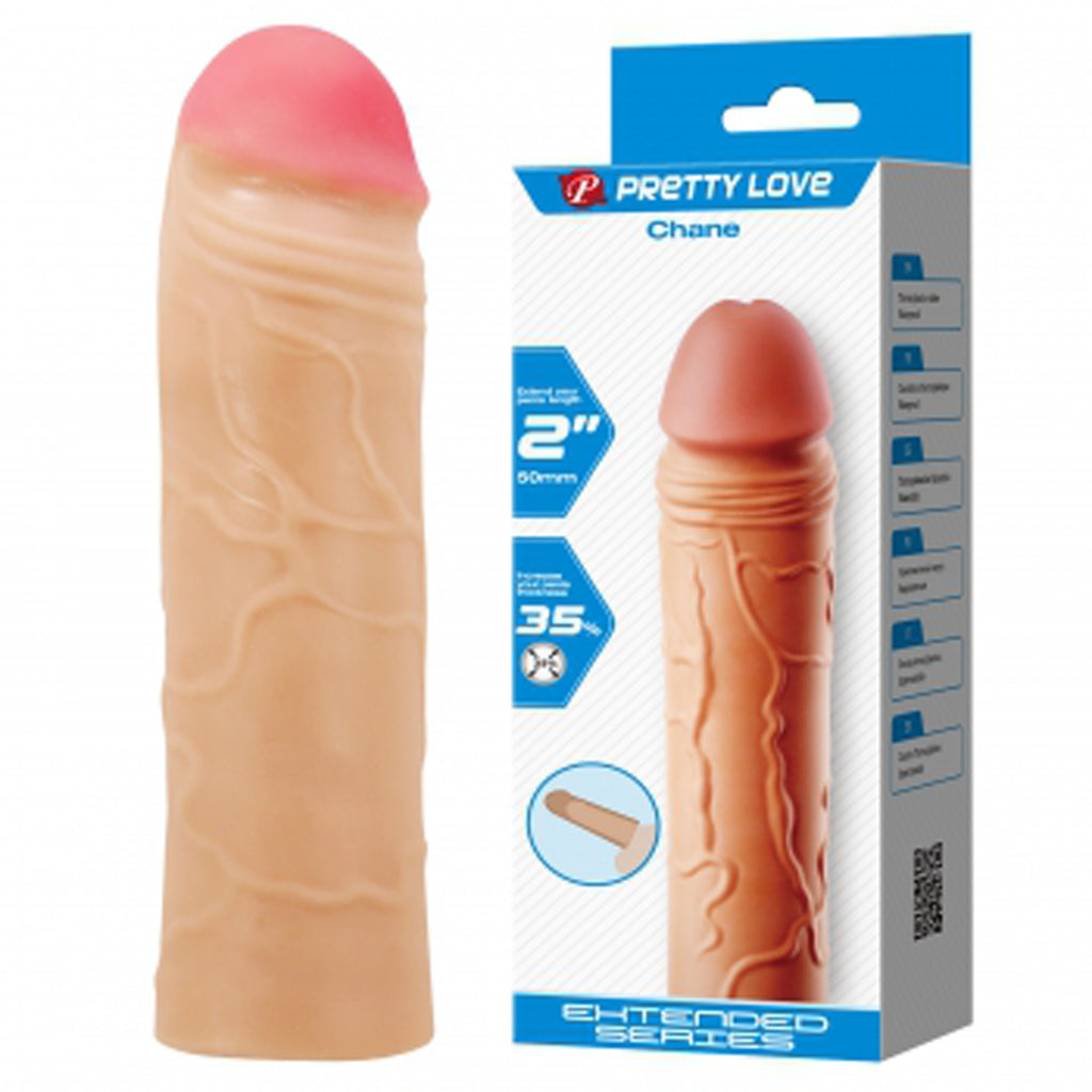 Chane Extended Penis Sleeve - Light by Pretty Love from LoveMart Co.