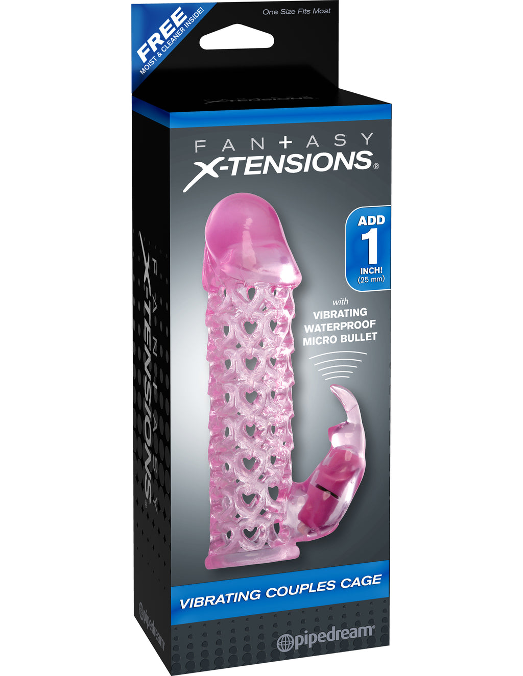 Fantasy X-Tensions Vibrating Couples Cage by Pipedream from LoveMart Co.