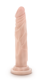 Dr. Skin Silicone Dr. Carter 7 Inch Dong With Suction Cup Vanilla by Blush from LoveMart Co.