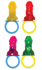 Bachelorette Party Favors Candy Pecker Pacifier 48 Pieces Display by Pipedream from LoveMart Co.