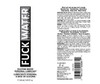 Fuck Water Premium Silicone Lubricant - 4 Fl. Oz. by Fuck Water from LoveMart Co.