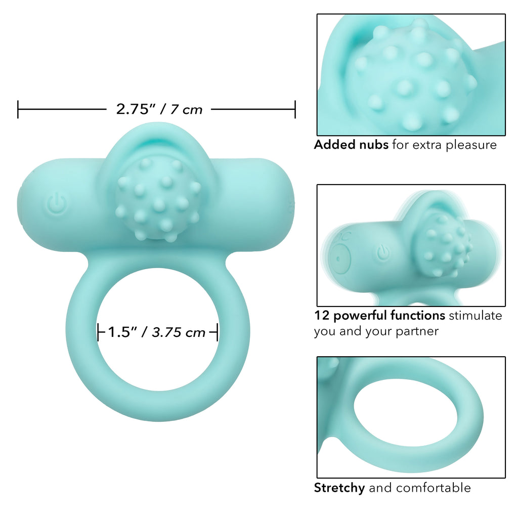 Silicone Rechargeable Nubby Lover's Delight by CalExotics from LoveMart Co.