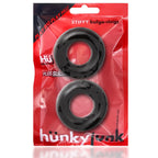 Stiffy 2 -Pack Bulge-Rings - Tar Ice by Oxballs from LoveMart Co.