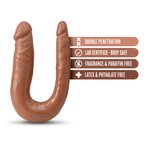 Dr. Skin Mini Double Dong - Mocha by Blush from LoveMart Co.