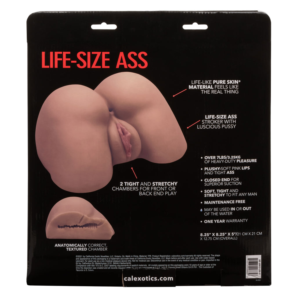 Stroke It Life-Size Ass by CalExotics from LoveMart Co.