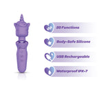 Dreamii Wand Powerful Unicorn Wand - Lilac Whirl by Viben from LoveMart Co.