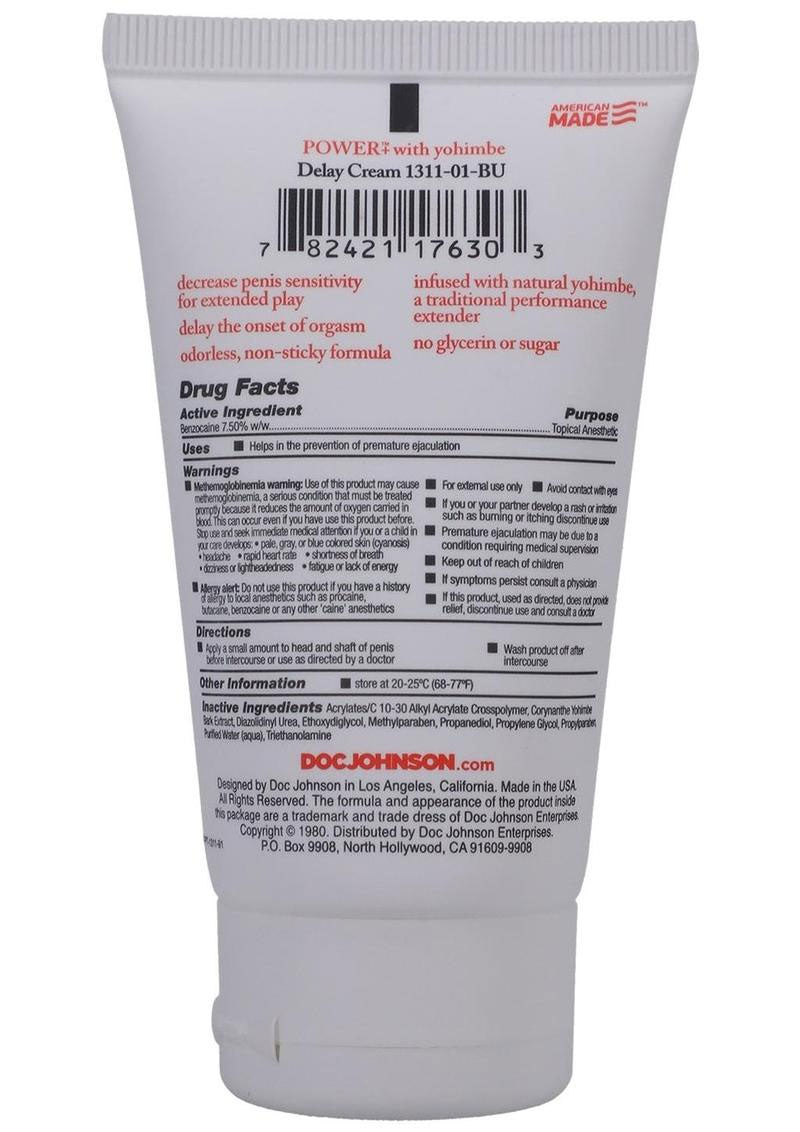 Power Plus Delay for Men - Bulk - 2 Oz. by Doc Johnson from LoveMart Co.