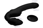 Pro Rider 9x Vibrating Silicone Strapless Strap on With Remote Control by XR Brands from LoveMart Co.
