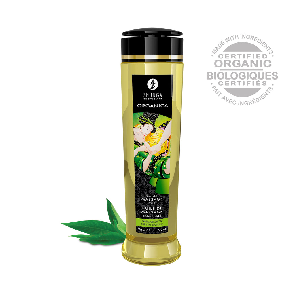 Organica Massage Oils - Tea - 8 Fl. Oz. by Shunga from LoveMart Co.
