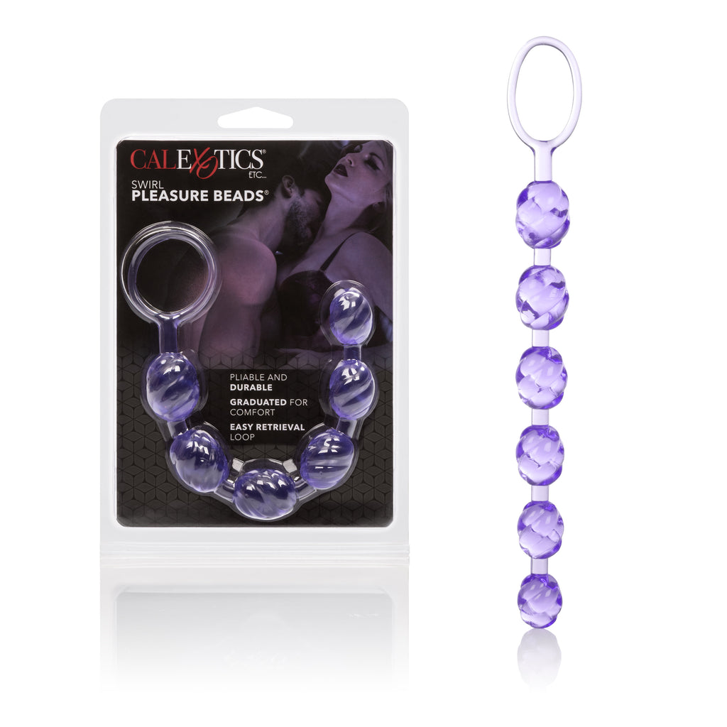 Swirl Pleasure Beads by CalExotics from LoveMart Co.