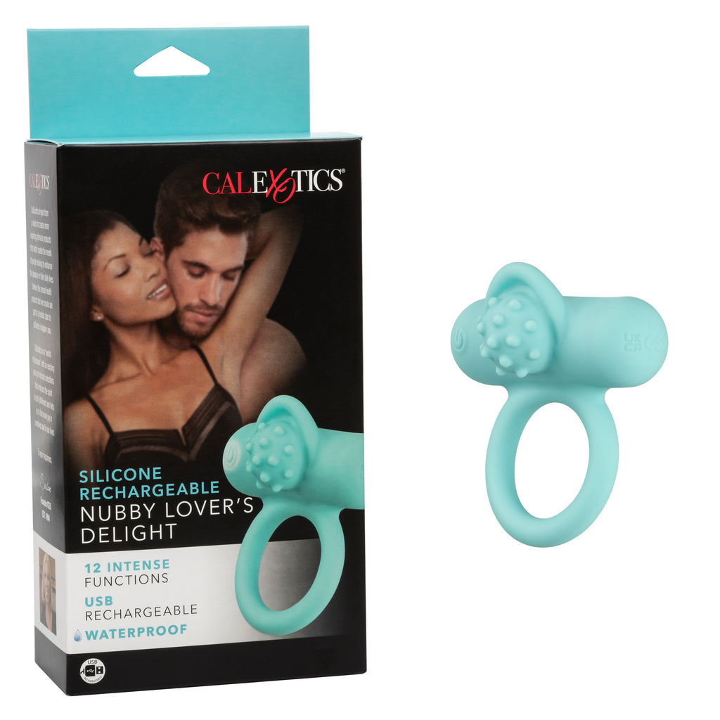 Silicone Rechargeable Nubby Lover's Delight by CalExotics from LoveMart Co.