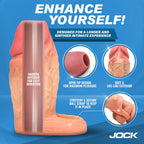 Jock Silicone Penis Extension Sleeve - Light by Curve Toys from LoveMart Co.