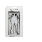 Sex and Mischief Chained Nipple Clamps by Sportsheets from LoveMart Co.