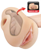 Pdx Plus Pussy Pounder Squeeze Stroker - Light by Pipedream from LoveMart Co.