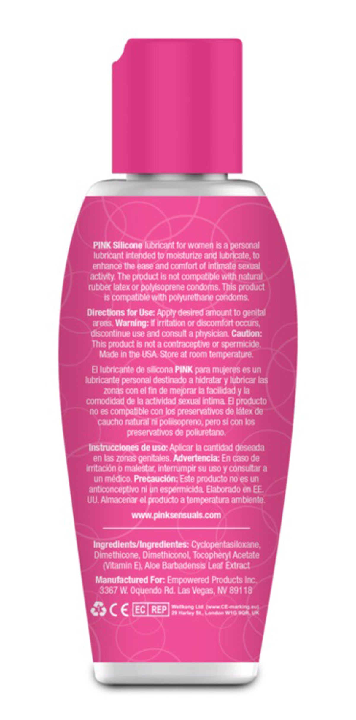 Silicone Lubricant - 2.8 Oz / 80 ml by Gun Oil Pink Lubricant from LoveMart Co.