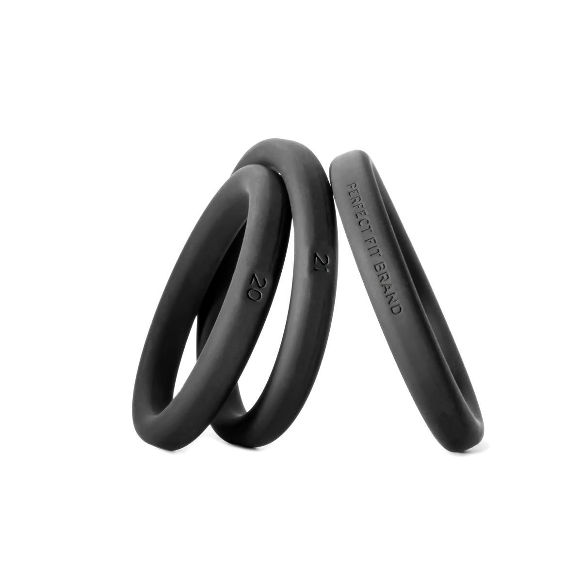 Xact- Fit 3 Premium Silicone Rings - #20, #21, #22 by Perfect Fit from LoveMart Co.