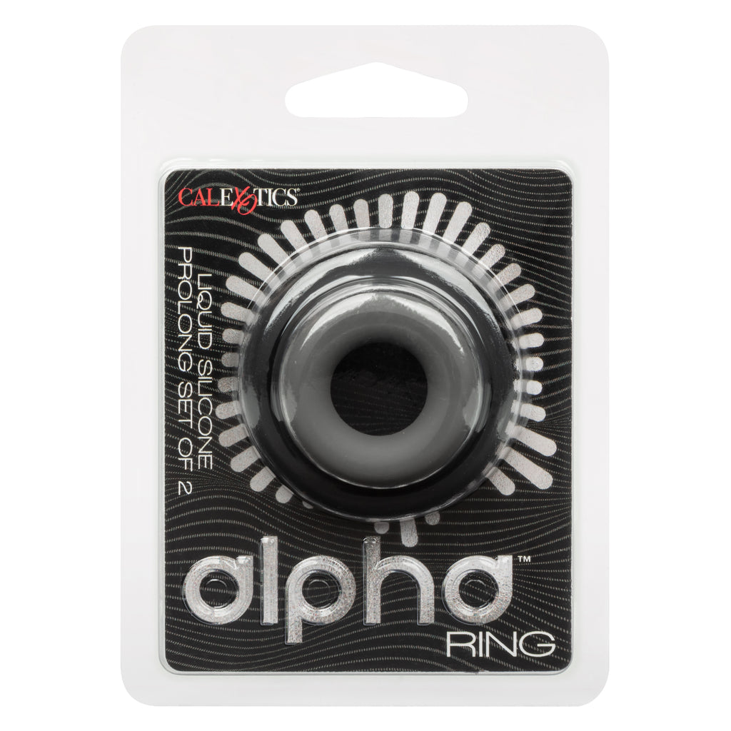Alpha Liquid Silicone Prolong Set of 2 - /gray by CalExotics from LoveMart Co.