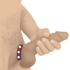 Cock Gear Leather Speed Snap Cock Ring by XR Brands from LoveMart Co.