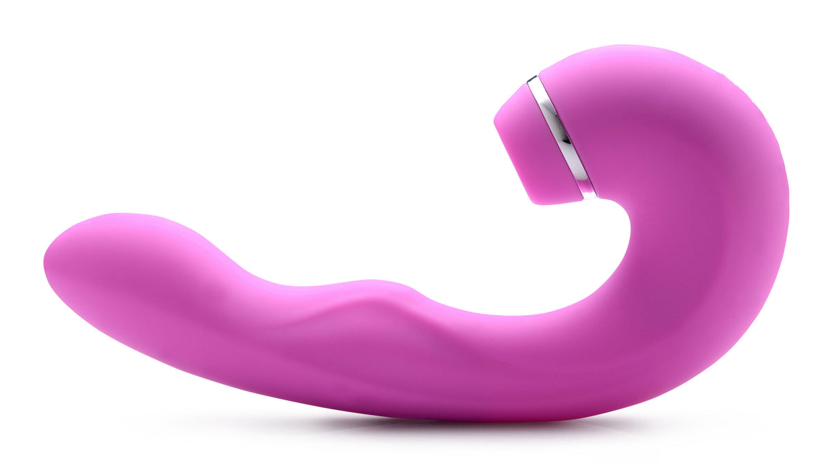 Shegasm 5 Star 10x Tapping G-Spot Vibe With Suction by XR Brands from LoveMart Co.