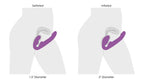 10x Ergo- Fit G-Pulse Inflatable and Vibrating Strapless Strap- on by XR Brands from LoveMart Co.