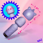 Unicorn Silicone Wand - Lavender by XR Brands from LoveMart Co.