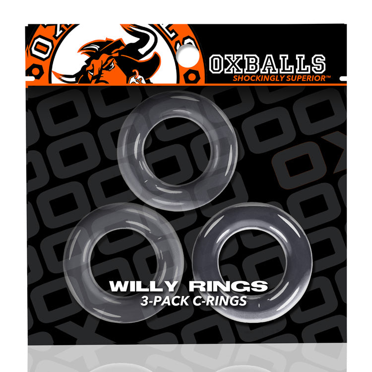 Willy Rings 3-Pack Cockrings by Oxballs from LoveMart Co.