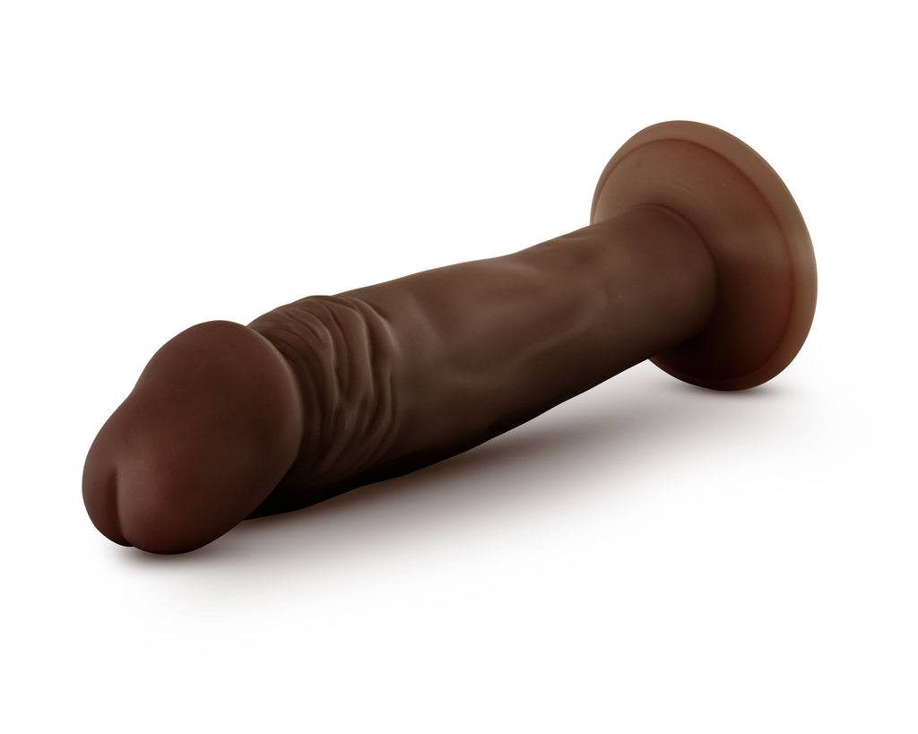 Dr. Skin Plus - 6 Inch Posable Dildo - Chocolate by Blush from LoveMart Co.