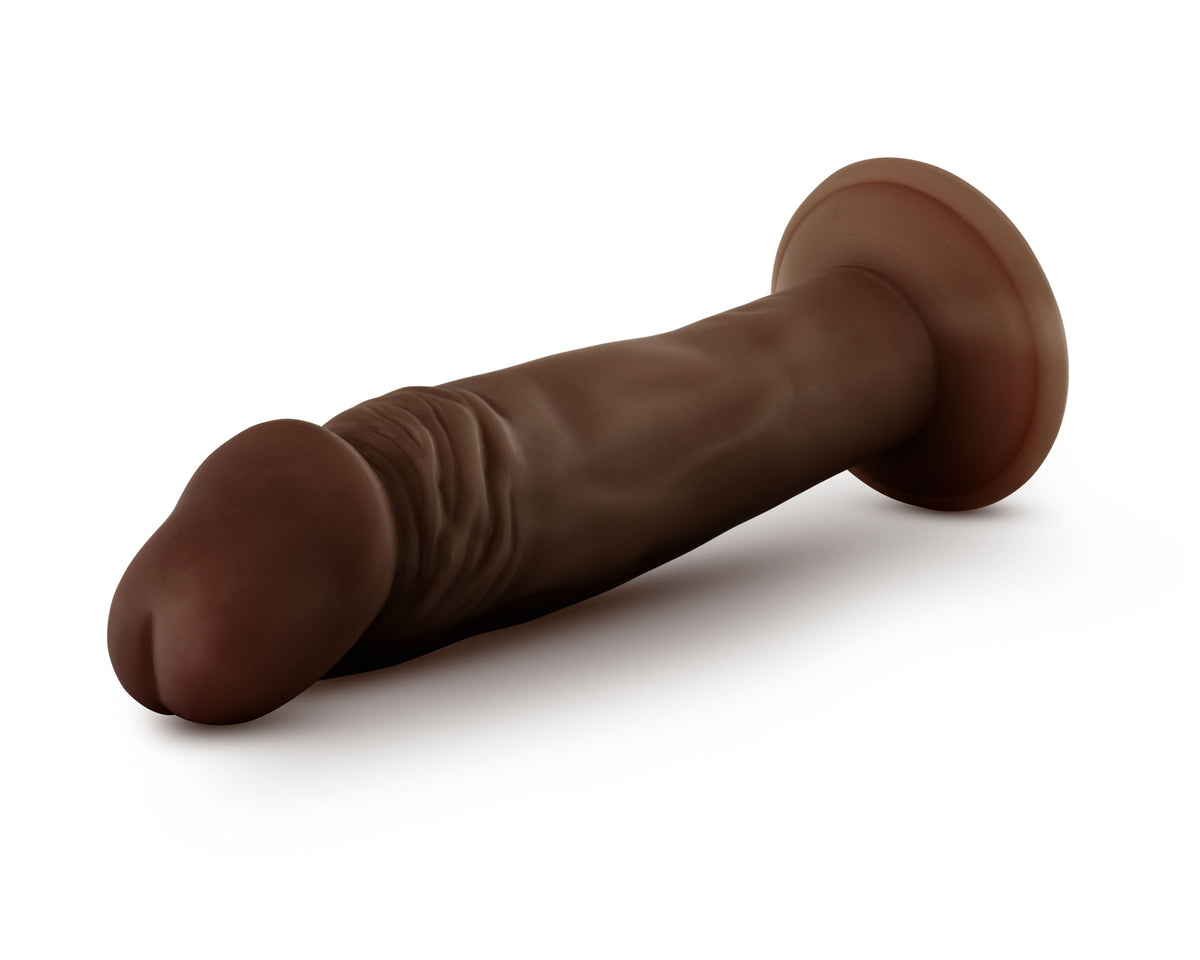 Dr. Skin Plus - 6 Inch Posable Dildo - Chocolate by Blush from LoveMart Co.