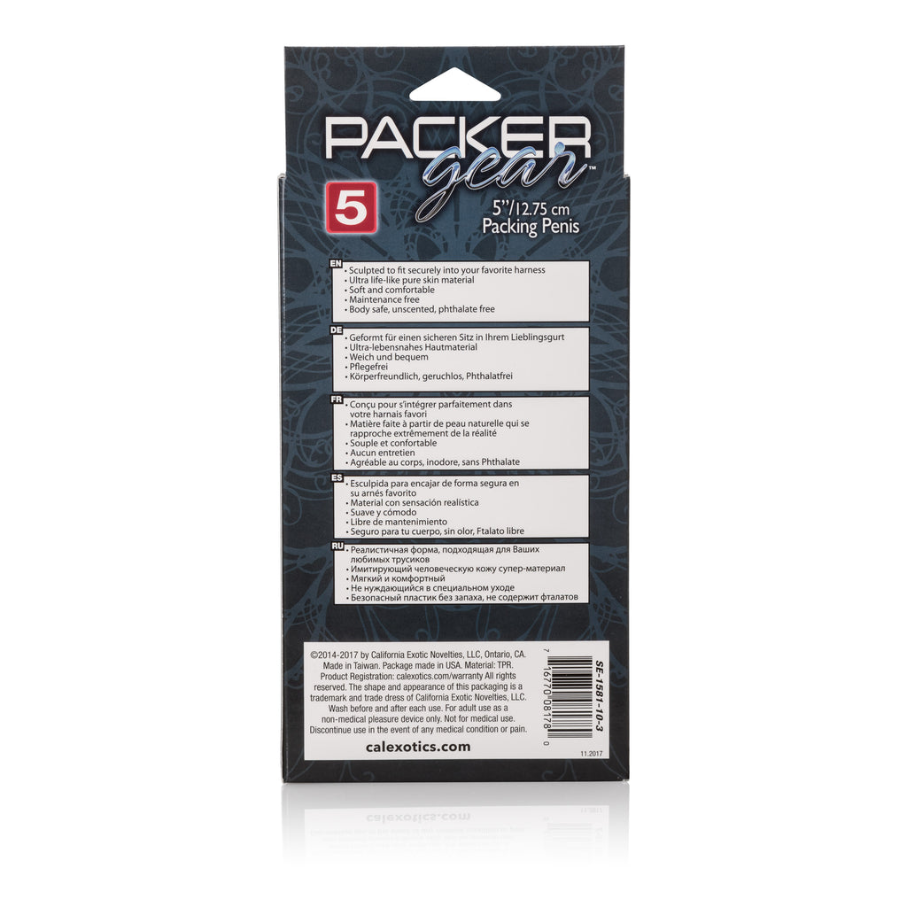 Packer Gear Packing Penis 5 Inch - Brown by CalExotics from LoveMart Co.
