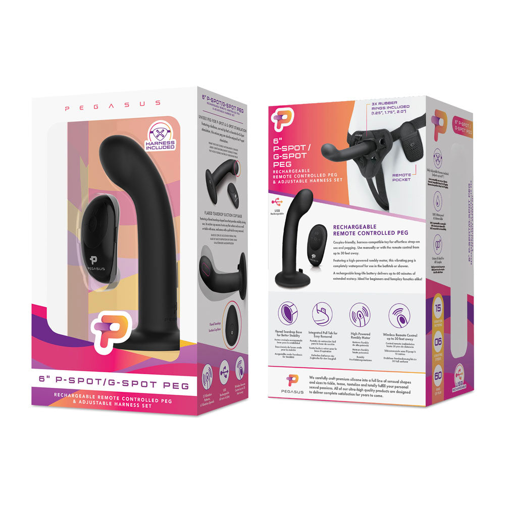 Pegasus 6 Inch P-Spot / G-Spot Peg by Pegasus from LoveMart Co.