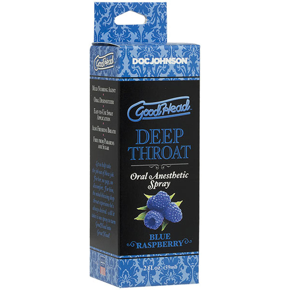 Goodhead - Deep Throat Spray - Raspberry by Doc Johnson from LoveMart Co.