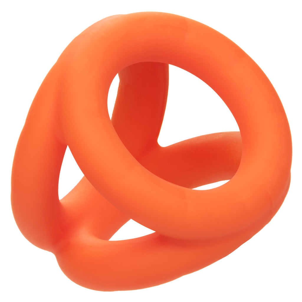 Alpha Liquid Silicone Tri-Ring by CalExotics from LoveMart Co.