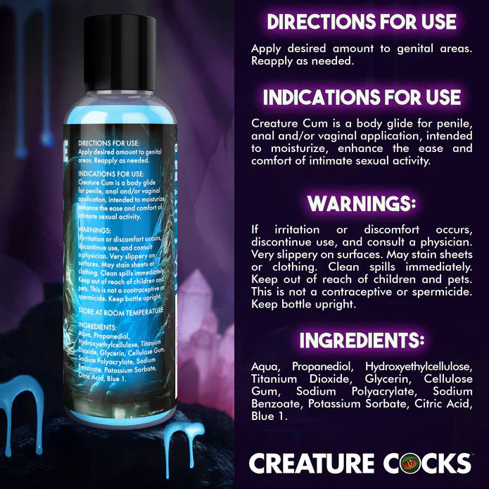 Creature Cum Water-Based Lubricant 4oz by XR Brands from LoveMart Co.