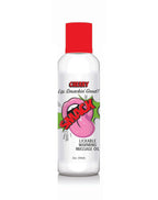 Smack Warming and Lickable Massage Oil - Cherry 2 Oz by Little Genie from LoveMart Co.