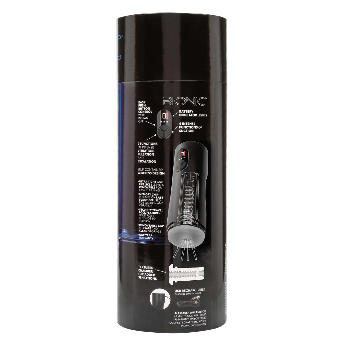 Bionic Sucking and Vibrating Masturbator by CalExotics from LoveMart Co.