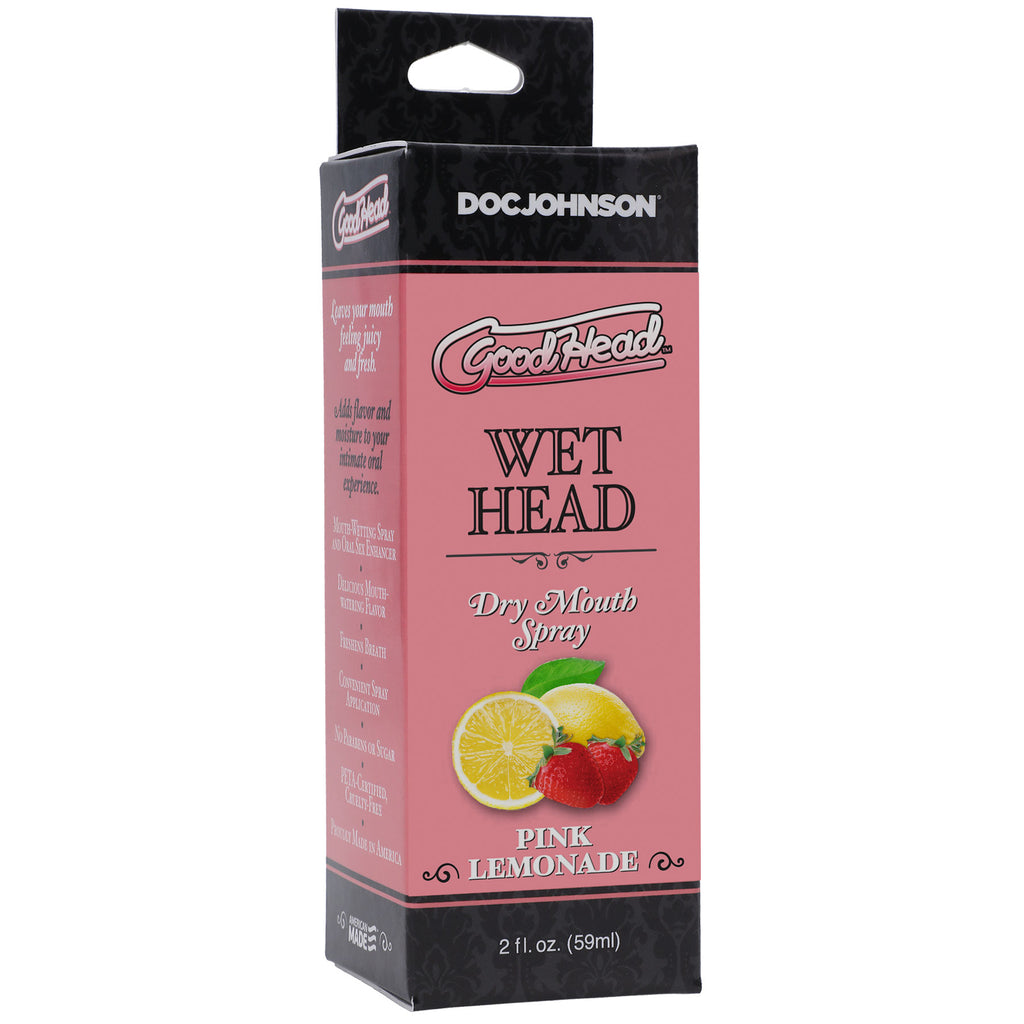 Goodhead - Wet Head - Dry Mouth Spray - Lemonade - 2 Fl. Oz. (59ml) by Doc Johnson from LoveMart Co.